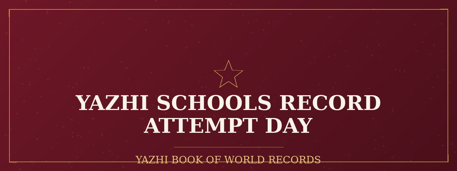 Yazhi Schools Record Attempt Day