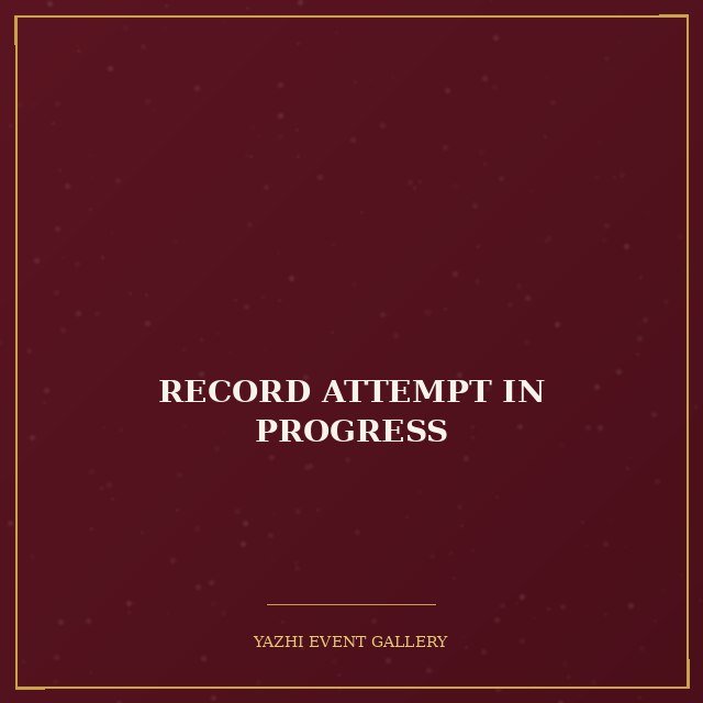 Record Attempt In Progress
